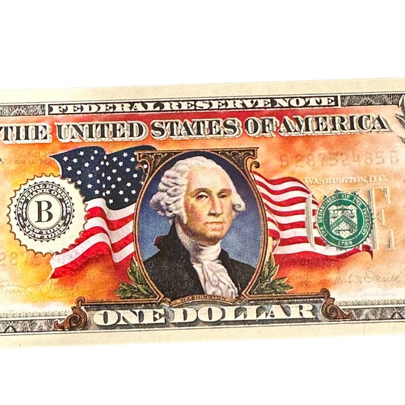 American Historic Society Colorized $1 One Dollar Bill 2001 Series Unc - Picture 3 of 10